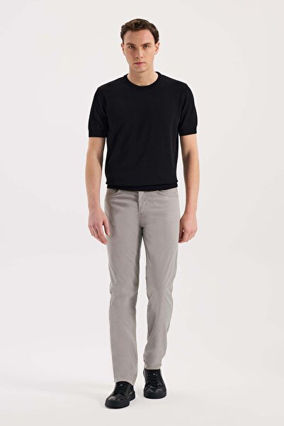 Jakamen Γκρι-1 Αθλητικό Παντελόνι Στενής Γραμμής με 5 Τσέπες