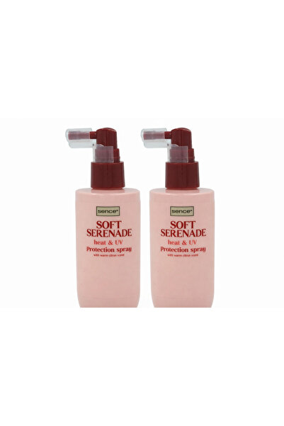 SENCE Set 2x100ml Spray Protecție Păr Soft Serenade Heat & UV, Protecție Term...