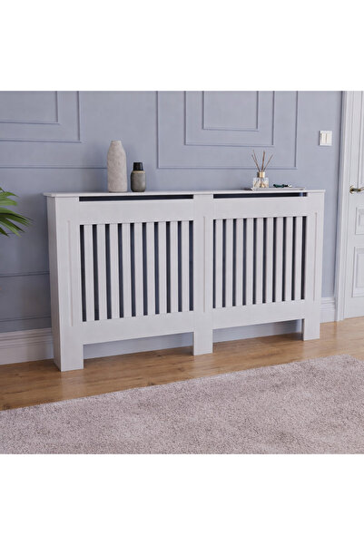 MAPROFI Shelf with Mask L 152 cm thickness 21mm for radiator glossy white MDF...