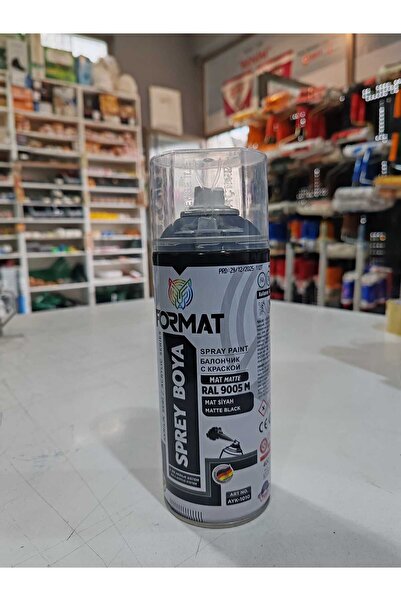 SPREY BOYA MAT SİYAH 400 ML