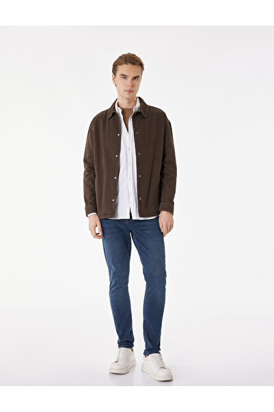 Koton Ανδρικό τζιν παντελόνι Michael 6Sam40068Nd DARK INDIGO