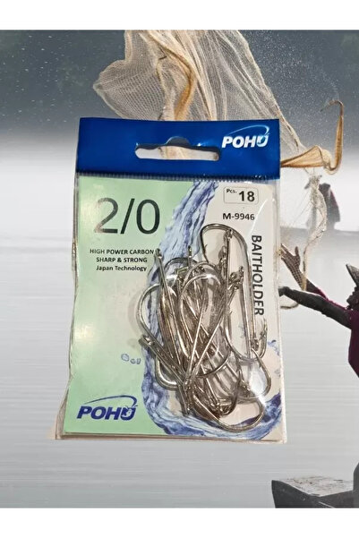 POHU Μακριά οπή για βελόνα, Νούμερο 2/0, Συσκευασία 18 τεμαχίων, Λευκό M-9946...