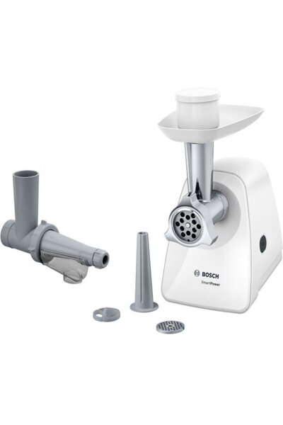 Bosch MFW2515W food processor, 1.8 kg/min, 2 sieves: 3.8/ 8 mm, Tomato juicer...
