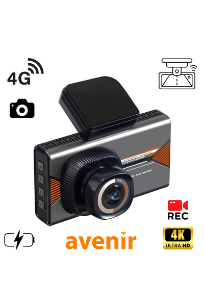 AVENİR C422 4G Sim Kartlı 2K 2 Kameralı GPS’li Araç Kamerası -APP KONTROL