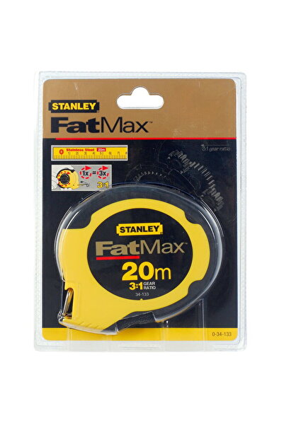 Stanley 0-34-133, closed fatmax tape measure, with steel band, 20 m, blister