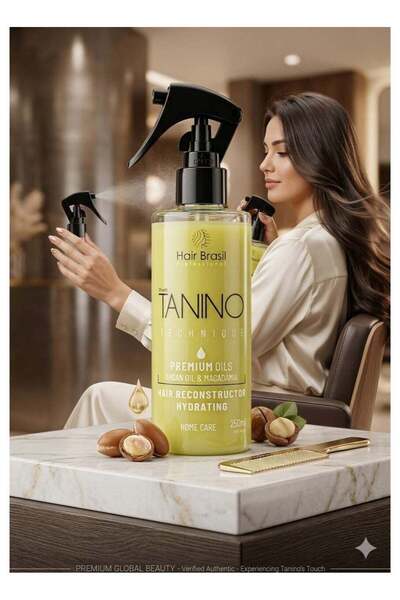 Hair Brasil profissional هير برازيل بروفيشنال سبراي مرطب لإعادة بناء الشعر بز...