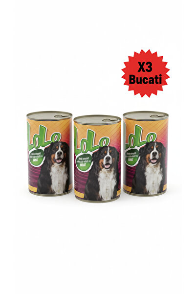 LOLO Κονσέρβα για ενήλικους σκύλους με Κυνήγι 415 γρ - X3 Τεμάχια