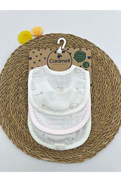 Caramell Baby Food Bib 3 Pieces