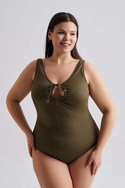 AQUAVİVA Γυναικείο μαγιό μεγάλου μεγέθους Viviana με ρυθμιζόμενο μπροστινό μέ...