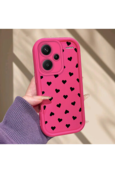 PATTERNOVA Redmi Note 13 Pro Plus+ 5G Uyumlu Yüksek Kaliteli Kalp Desenli Kıl...