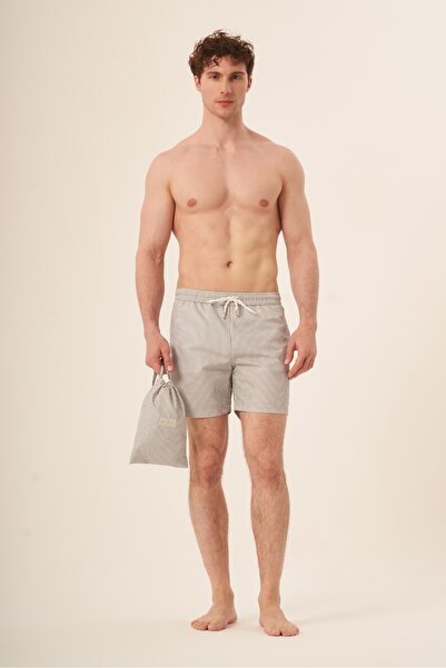 Whitefin شورت سباحة للرجال