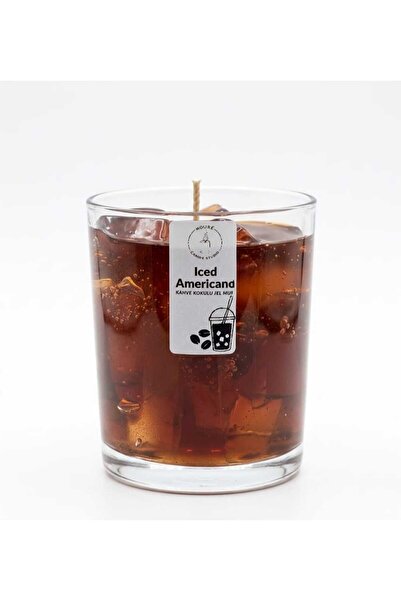 Noure Candle Studio Iced Americano Kahve Kokulu Dekoratif Jel Mum