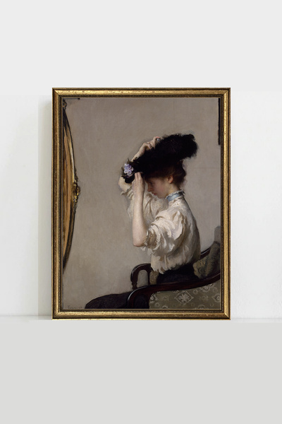 HOME DEKORİSTA Καλλιτεχνική εκτύπωση αφίσας με vintage πλαίσιο χωρίς γυαλί, γ...