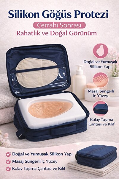 DYZSTAR Silikon Göğüs Protezi – Doğal Görünüm, Hafif & Mastektomi Ameliyatı S...