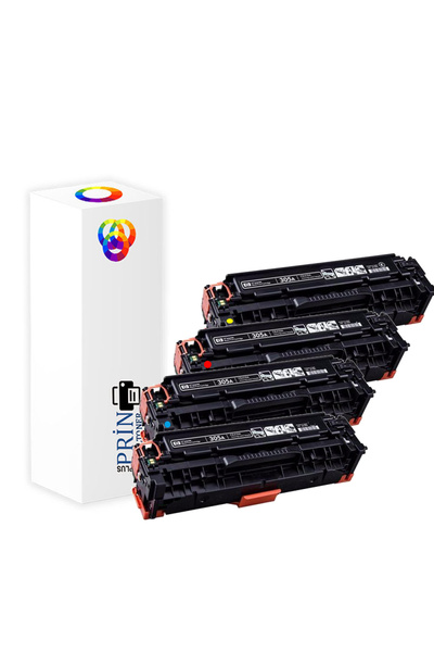 Plusprint CRG-075 /Canon i-SENSYS LBP646Cdw Muadil Toner Seti