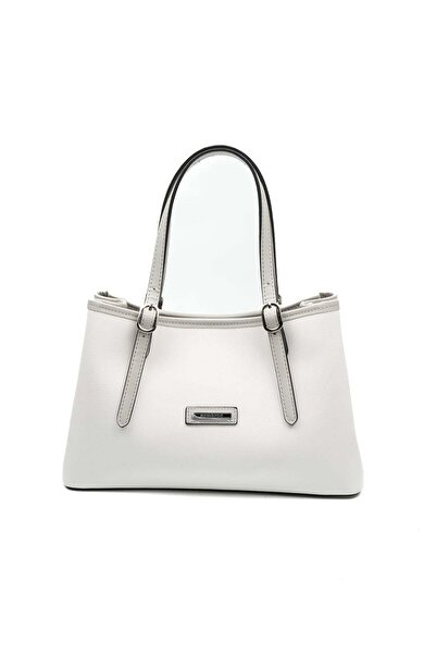 Silver Polo White - A.Grey Plain Women's Handbag Sp1252