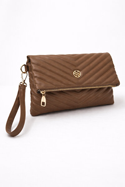 Sanmorris Γυναικεία τσάντα χιαστί με καπιτονέ σχέδιο από συνθετικό δέρμα, με ...