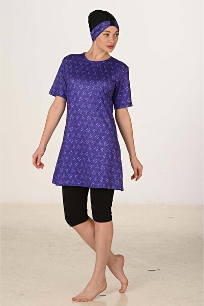 Fantasy Κοντομάνικο Λύκρα Ημι-καλυμμένο Μαγιό Τεσεττούρ 3456