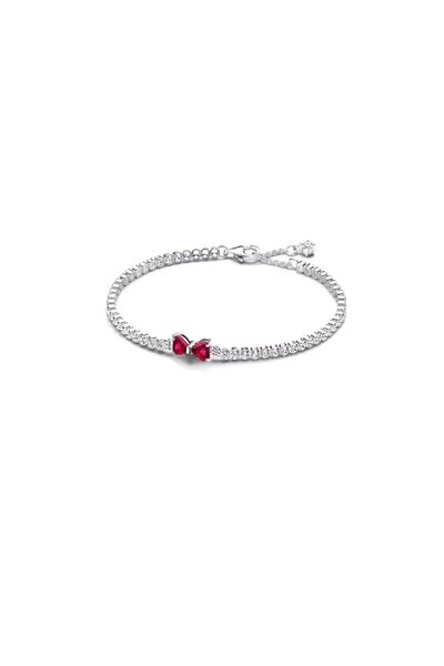 Belora Elegant Diora bracelet with red bow