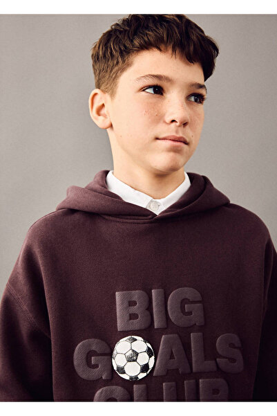 MANGO Kids Doku desenli sweatshirt