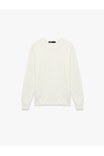Koton Regular Fit Long Sleeve Crew Neck Basic Knit Sweater