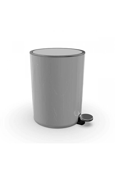 Ansan Ans E66-07 Lenox Pedal Plastic Gray Trash Can 5 L 21 X 28 cm