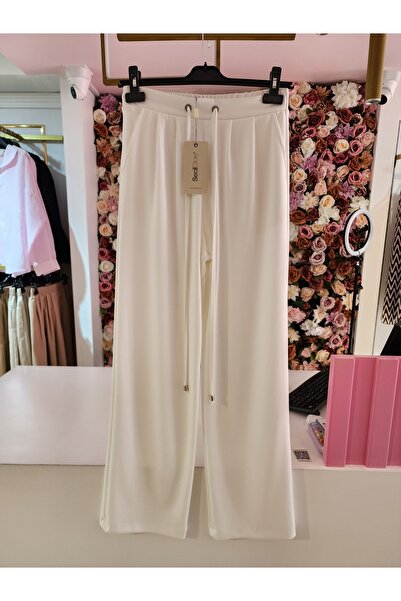 SEÇİLSTORE kadın ekru pantolon