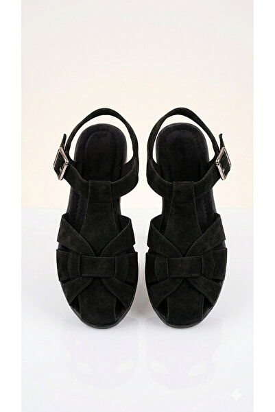 guijarro Καφέ Μαύρα Σουέντ Σανδάλια Ψαράδων - Κορυφαίας Ποιότητας Χειροποίητα...