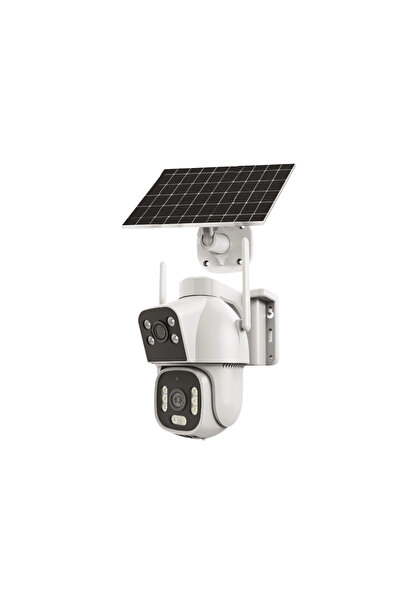 inox X15 Solar Güneş Enerjili 4G/LTE E-Sim Destekli Çift Lensli Güvenlik Kame...