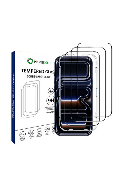 PRIMEEIGHT [3PCS] Apple iPhone 17 Pro Screen Protector 6.5 Inch