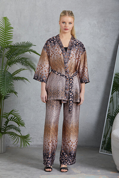İPEKMOOD 3-Piece Satin Robe Set