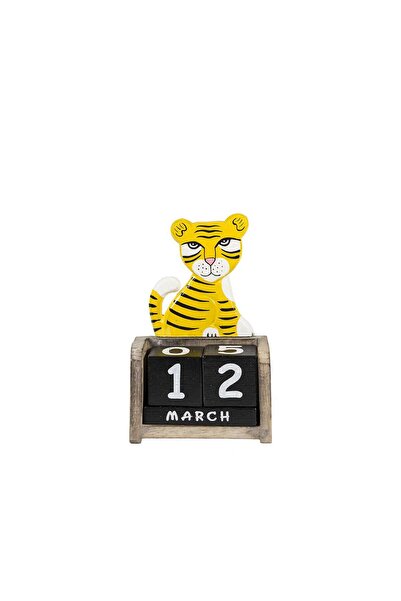 Mandala Craft Ξύλινο ημερολόγιο λιονταριού/τίγρης