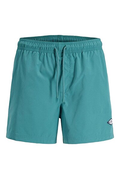 Jack & Jones ERKEK DENİZ ŞORTU 12297959 JPSTMAUI TROPIC SOLID SWIM SHORTS PLS