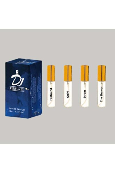 DJ Perfumes 4pcs Assorted Set of EDP 3ml for Men