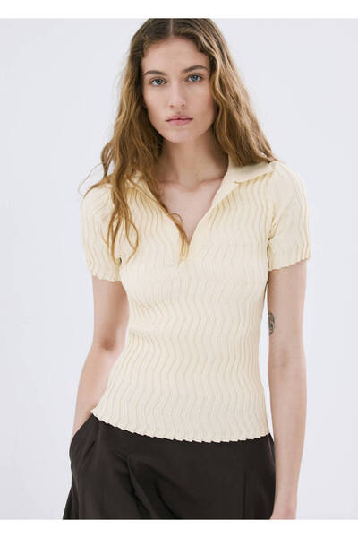 MANGO Woman Polo yaka kazak