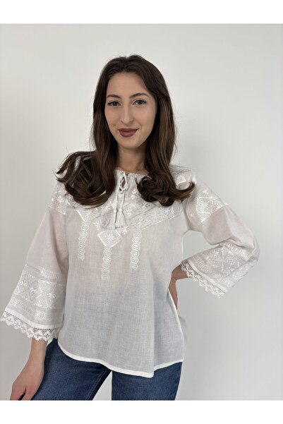 OEM Traditional Women's Blouse TM2187 *White Magic*