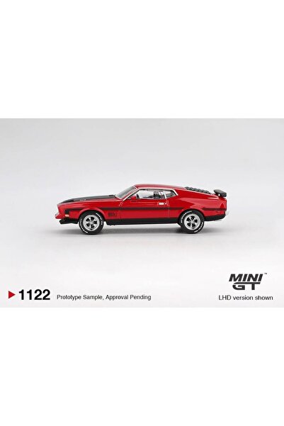 mini gt 1/64 Ford Mustang Mach1 1971 Race Red MGT01122