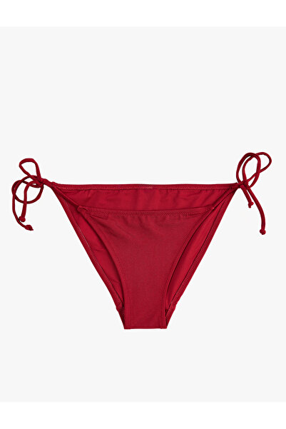 Koton Drawstring Bikini Bottom with Tie Sides