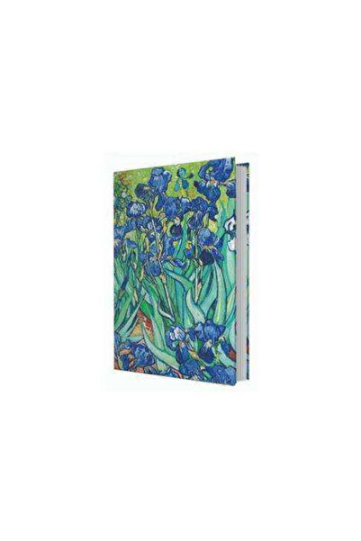 DEFFTER ART OF WORLD / VAN GOGH IRISES SERT KAPAK A5 ÇİZGİLİ DEFTER 96 YP.