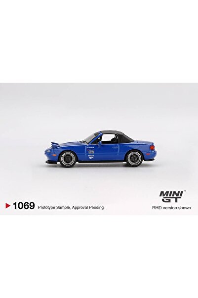 mini gt 1/64 Mazda Miata MX-5 (NA) Tuned Version Dark Blue mgt01069