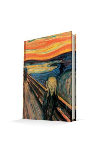 DEFFTER ART OF WORLD / EDVARD MUNCH - THE SCREAM 14x20 SERT KAPAK 96 YP. ÇİZG...
