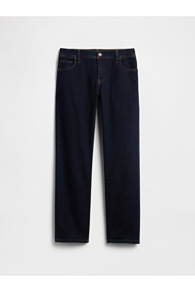 GAP Erkek Çocuk Koyu Mavi Slim Sweatpant Jean Pantolon
