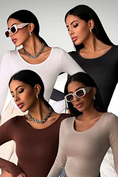 Bipantolon ΓΥΝΑΙΚΕΙΑ ΣΕΤ 4 ΤΕΜΑΧΙΩΝ ΛΕΥΚΗ ΚΡΕΜ ΜΠΛΟΥΖΑ ΚΑΦΕ ΑΝΘΡΑΚΙΤΙΚΟ ΠΡΙΝΣ...