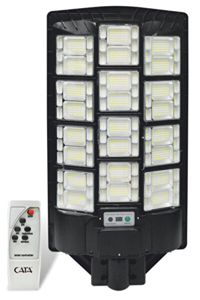 Cata CT 4645 Solar Güneş Enerjili 1200W Sensörlü Sokak Armatür 6400K Beyaz Işık