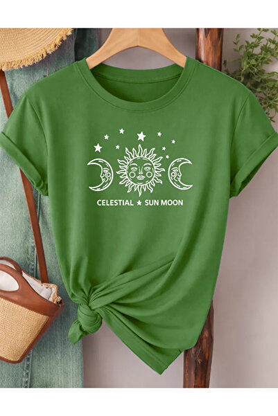 Pink Sky Premium Oversize T-Shirt 100% Βαμβάκι Unisex Άνετη Εφαρμογή Τάση Νέα...