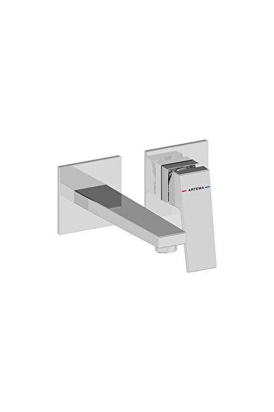 Artema Minimax Square Built-In Sink Faucet Short Chrome A43592