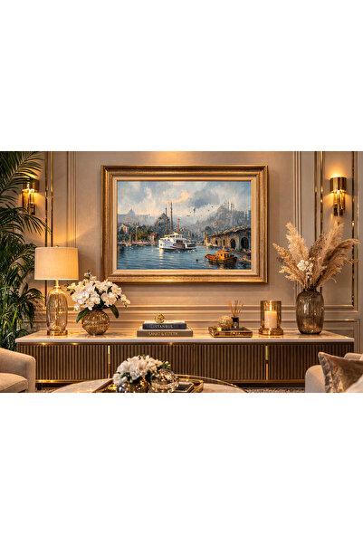 ELA SANAT EVİ ORJİNAL YAĞLI BOYA İSTANBUL EMİNÖNÜ
