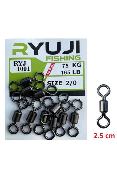 RYUJI RYJ 1001 No:2/0 Fırdöndü (10 adet)