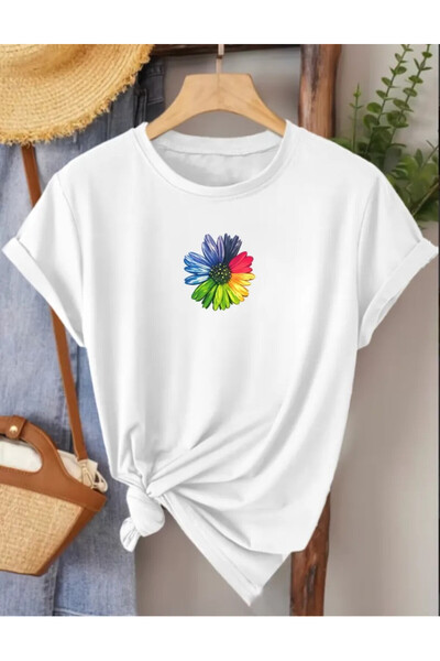 Pink Sky Premium Oversize T-Shirt 100% Βαμβάκι Unisex Άνετη Εφαρμογή Τάση Νέα...