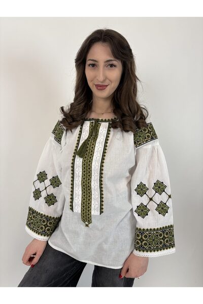 OEM Traditional Women's Blouse TM2166 *Geometric Patterns*